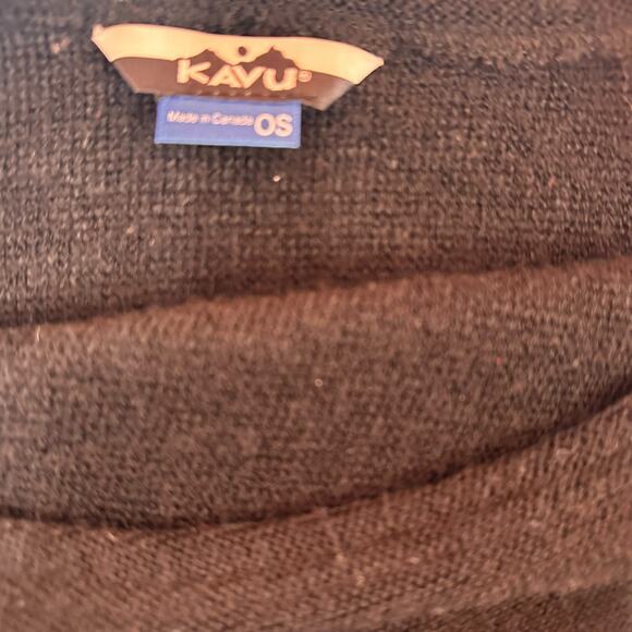 Kavu Wilhelmina Asymmetrical Black Sweater Dolman Long Sleeve Top Size One Size - Picture 7 of 8